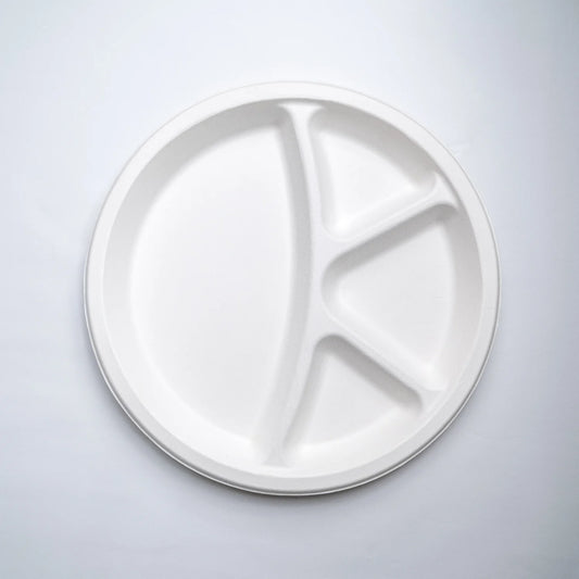 Alternuts 4 compartment Disposable Plate (11 inch)