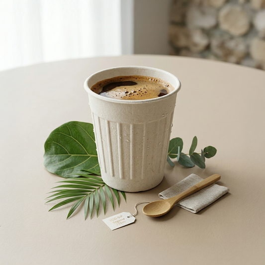 Alternuts Pulp Moulded Disposable 250 ml. Glass