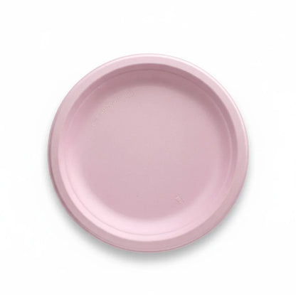 Alternuts Round Disposable Plate Pink Color (9 inch)