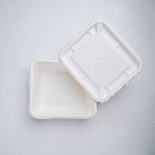 Alternuts Rectangular Takeaway Disposable Food Container with Lid - 750 ml.