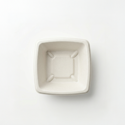 Pack of 1000- 125 ml. Square Dona - 100% Plastic FREE Sugarcane Disposable Tableware by "Alternuts - Healthy Alternatives"