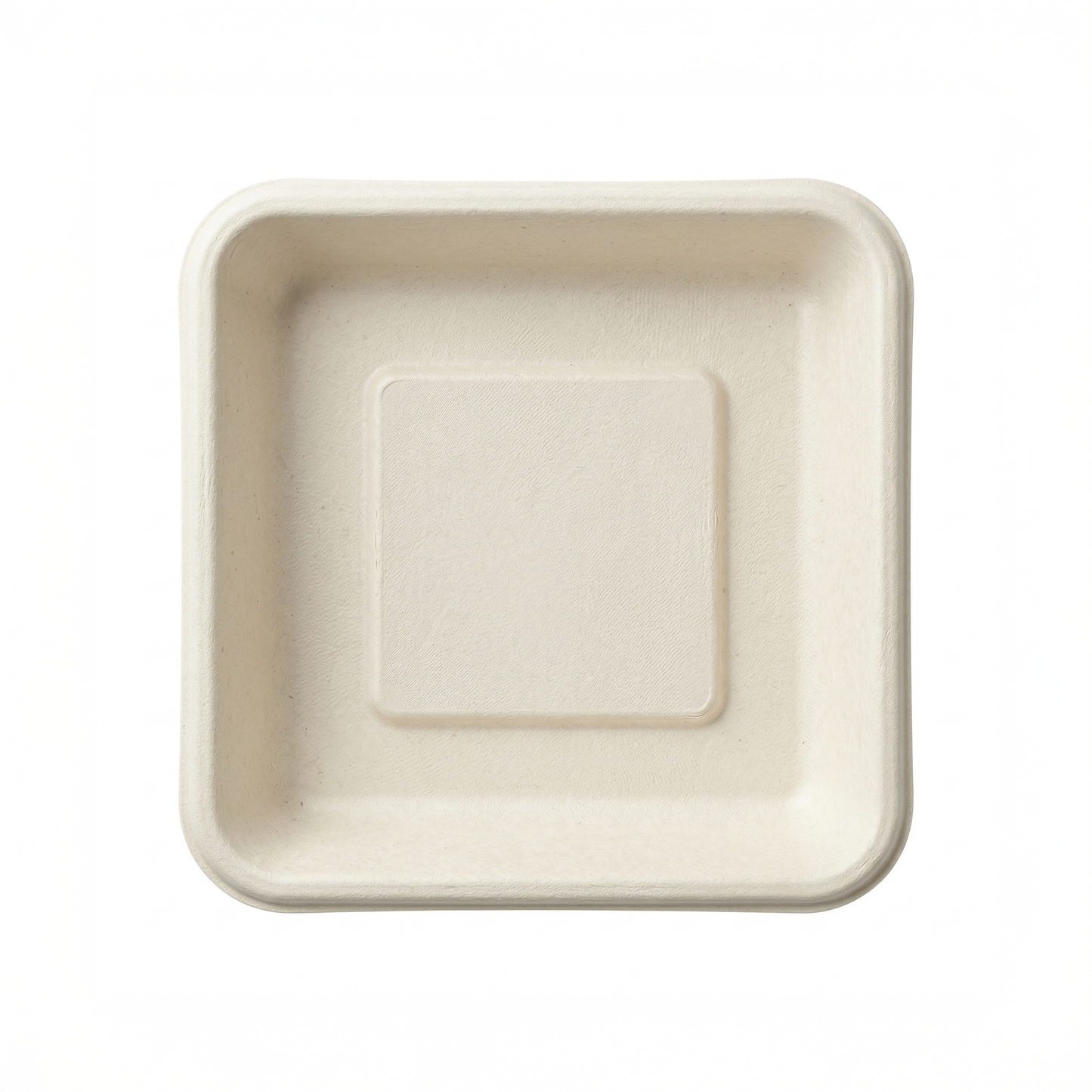 Alternuts Pulp Moulded Disposable 5 inch Square Serving Tray ( Pack of 200 )