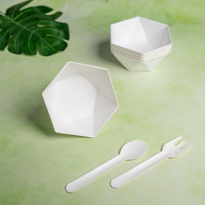 Alternuts Hexagon Disposable Bowl (360 ml)