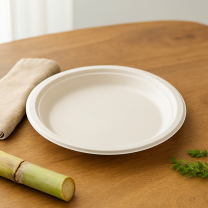 Alternuts Disposable Round Plate (7 Inch)