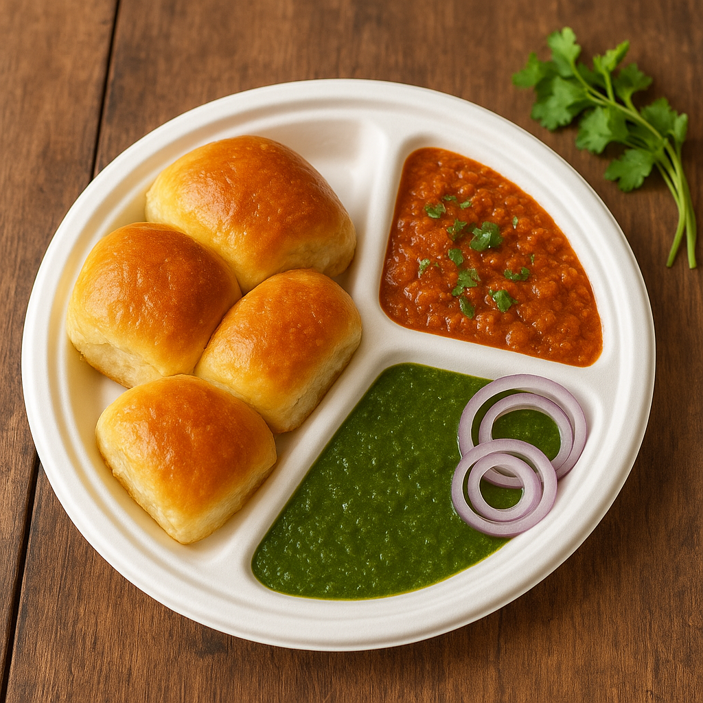 Alternuts 3 Compartment Disposable Plate (9 inch)