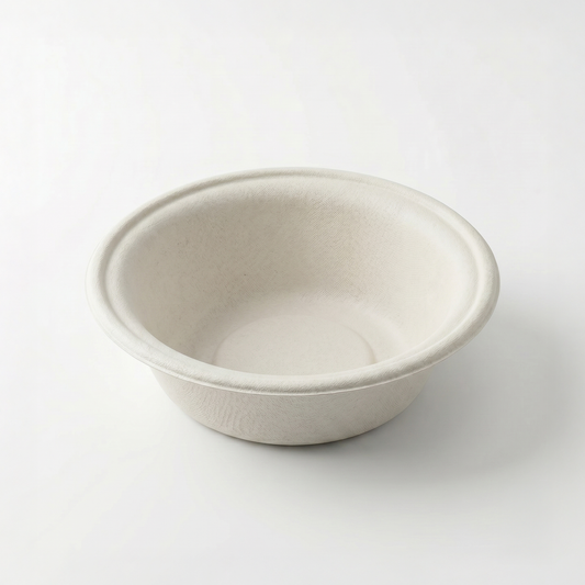 Alternuts Pulp Moulded Disposable 750 ml Round Bowl ( Pack of 50 )