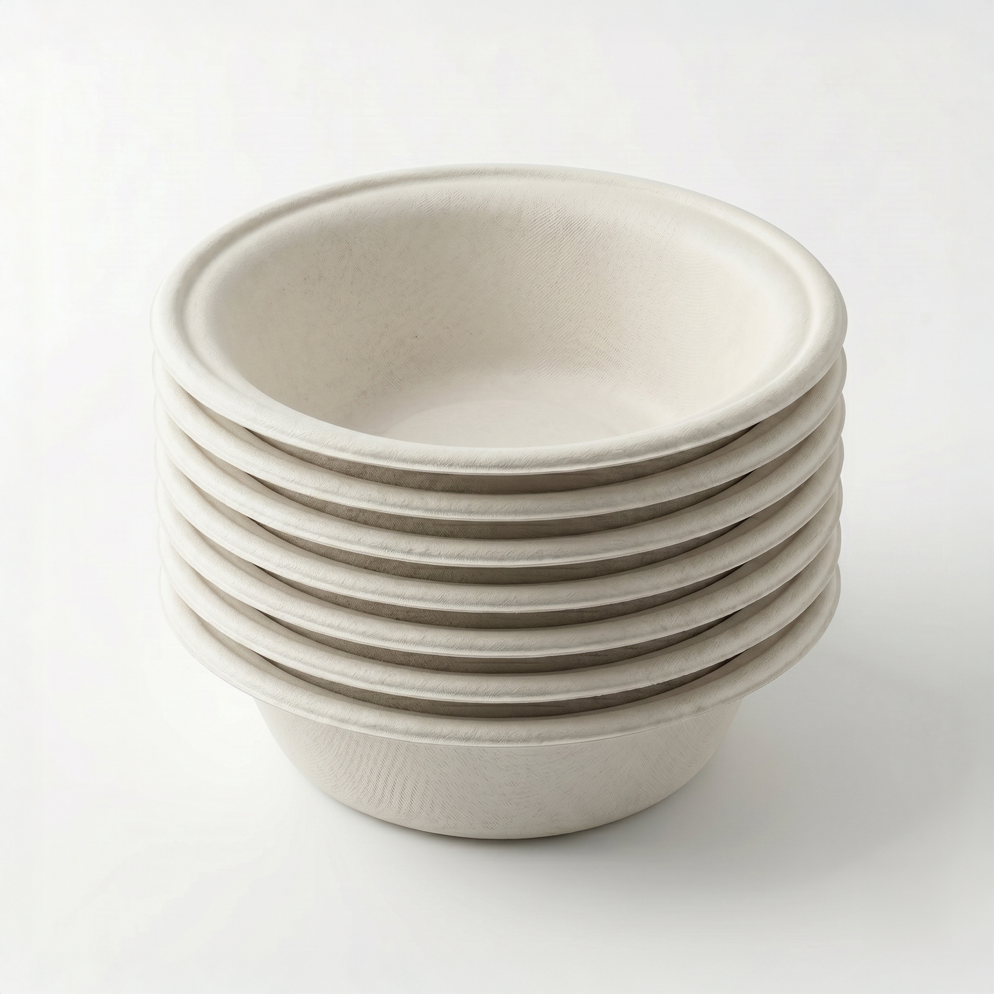 Alternuts Pulp Moulded Disposable 750 ml Round Bowl ( Pack of 50 )